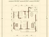 石鼓山臻园_3室2厅1卫 建面139平米