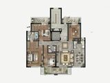 中企回龙山庄_4室2厅2卫 建面153平米