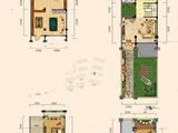 上海滩花园别墅_4室3厅4卫 建面221平米