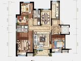 招商海德公园_4室2厅2卫 建面125平米