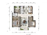华润置地海上东方_3室2厅2卫 建面113平米