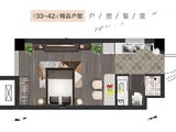 青年汇公寓银座_1室1厅1卫 建面40平米