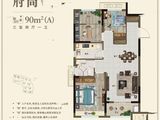 中梁国信海岳府_3室2厅1卫 建面90平米
