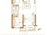 融创海逸长洲_2室2厅1卫 建面89平米