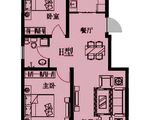 龙耀锦都_2室2厅1卫 建面85平米