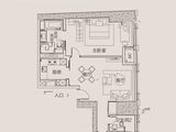 恒大时代峯汇_2室2厅2卫 建面155平米