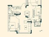 恒大云玺_3室2厅1卫 建面98平米