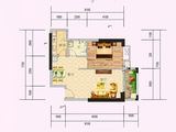 江畔锦城_1室2厅1卫 建面71平米