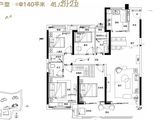 越秀悦湖台_4室2厅2卫 建面140平米