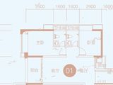 昊龙华庭_2室2厅2卫 建面91平米