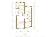北京城建樾府_2室2厅1卫 建面89平米