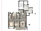 万科时代之光_3室2厅2卫 建面115平米