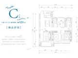 当代上品府MOMA_3室2厅2卫 建面123平米