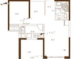 兰高金都城_2室2厅1卫 建面90平米
