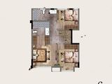 世茂云樽_4室2厅3卫 建面100平米