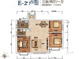 煜利佳苑_3室2厅1卫 建面114平米