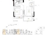 建发双玺书香里_3室2厅2卫 建面85平米
