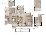 海湖府二期_4室2厅2卫 建面139平米