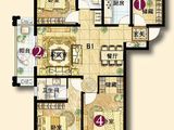 保利香槟国际_4室2厅2卫 建面138平米