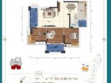 贵阳城投云岩林悦_3室2厅1卫 建面102平米