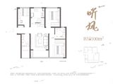 中海上贤府_3室2厅2卫 建面100平米