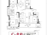 凯旋浩城明樾臺_3室2厅2卫 建面106平米