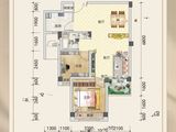 宏科时代城市花园_2室2厅1卫 建面68平米