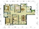 东方骏园_4室2厅2卫 建面135平米