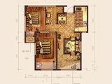 保利西山林语_2室2厅1卫 建面84平米