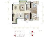 石竹盛璟东方_3室2厅2卫 建面113平米