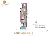 万科海上明月_2室2厅1卫 建面80平米
