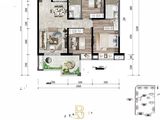 大理云麓青城-万达广场_3室2厅2卫 建面116平米