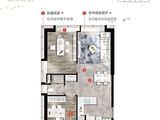 万科大都会东港_2室2厅1卫 建面82平米