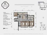 招商十里云裳_3室2厅2卫 建面113平米