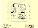 东岸美景_2室2厅1卫 建面82平米