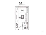 碧桂园豪园_1室1厅1卫 建面58平米