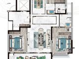 御珑湾_3室2厅2卫 建面122平米