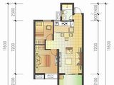 和信经典花园_2室1厅1卫 建面60平米