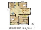 泰成溪水湾_3室2厅2卫 建面125平米