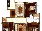 华宇上城_3室2厅1卫 建面118平米