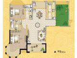 海门中南世纪锦城_3室2厅2卫 建面128平米