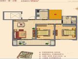 国信金澜世家_2室2厅1卫 建面90平米