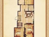 莹俊书香漫步_3室2厅1卫 建面105平米