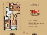 承安南湖壹品_3室2厅2卫 建面95平米