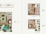 绿城湖畔和庐_4室2厅4卫 建面138平米