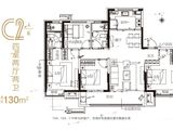 旭辉银盛泰星瀚城_4室2厅2卫 建面130平米