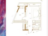 海宴台e公馆_1室1厅1卫 建面60平米