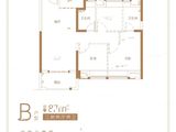 龙湖兰园天序_3室2厅2卫 建面87平米