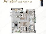 大名城紫金九号_4室2厅2卫 建面128平米