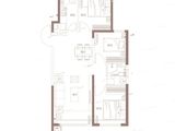 中海铂悦公馆_3室2厅1卫 建面101平米
